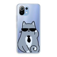 Cool cat: Xiaomi Mi 11 Lite Transparant Hoesje
