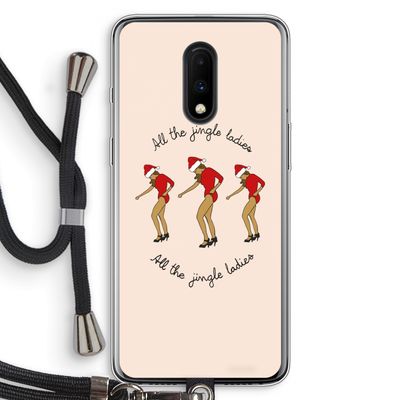 Jingle Ladies: OnePlus 7 Transparant Hoesje met koord