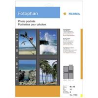 Herma 7783 7783 Fotohoezen Zwart, Transparant 9 x 13 cm