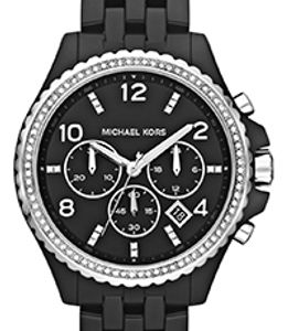 Horlogeband Michael Kors MK5490 Roestvrij staal (RVS) Zwart 20mm