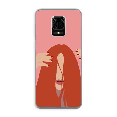 Woke up like this: Xiaomi Redmi Note 9 Pro Transparant Hoesje