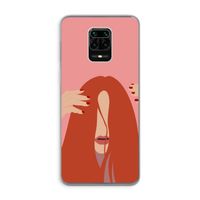Woke up like this: Xiaomi Redmi Note 9 Pro Transparant Hoesje