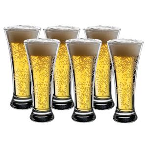 Secret de Gourmet Bierglazen - Flutes/vaas - transparant glas - 24x stuks - 320 ml - Oktoberfest