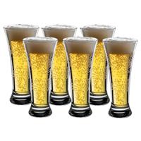 Secret de Gourmet Bierglazen - Flutes/vaas - transparant glas - 24x stuks - 320 ml - Oktoberfest