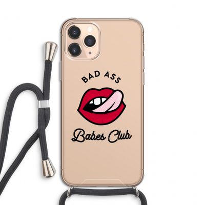 Badass Babes Club: iPhone 11 Pro Transparant Hoesje met koord