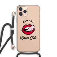 Badass Babes Club: iPhone 11 Pro Transparant Hoesje met koord