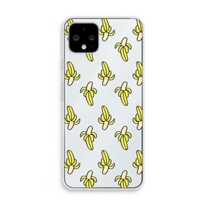 Bananas: Pixel 4 Transparant Hoesje