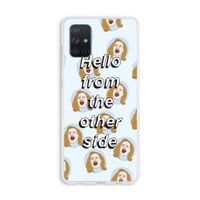 Hello: Galaxy A71 Transparant Hoesje