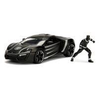 Jada Toys Jada die-cast avengers black panther met auto 1:24