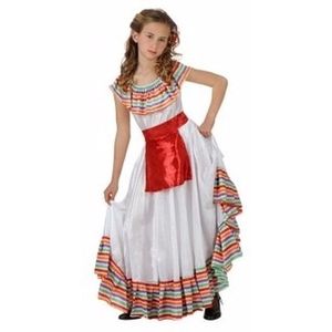 Meisjes Carnavalskleding Mexicaanse dame 140 (10-12 jaar)  -