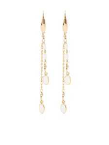 ISABEL MARANT boucles d'oreilles à double pendentifs - Blanc