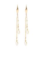 ISABEL MARANT boucles d'oreilles à double pendentifs - Blanc