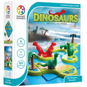 SmartGames Dinosaurs - Mystic Islands leerspel Nederlands, 1 speler, Vanaf 6 jaar, 80 opdrachten