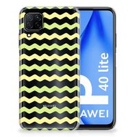 Huawei P40 Lite TPU bumper Waves Yellow - thumbnail