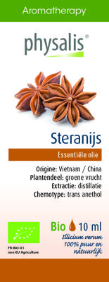 Physalis Aromatherapy Essentiële Oliën Steranijs Olie 10ml