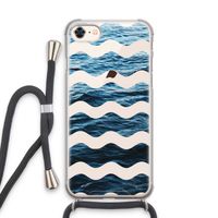 Oceaan: iPhone 7 Transparant Hoesje met koord