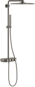 Grohe Euphoria SmartControl 310 Cube Duo regendoucheset met 3 straalsoorten Ø31cm hard graphite geborsteld
