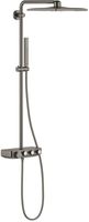 Grohe Euphoria SmartControl 310 Cube Duo regendoucheset met 3 straalsoorten Ø31cm hard graphite geborsteld