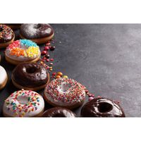 Inductiebeschermer - Donuts - 75x55 cm