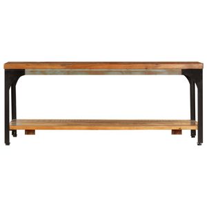 The Living Store Salontafel Gerecycled Hout - 100 x 60 x 35 cm - Handgemaakt