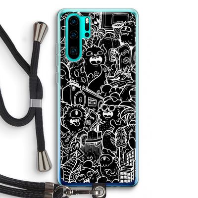 Vexx Black City : Huawei P30 Pro Transparant Hoesje met koord