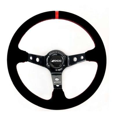 Race stuurwiel OCC Motorsport Zwart Zwart/Rood Rood/Zwart Ø 35 cm