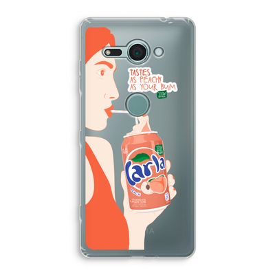 Peach please!: Sony Xperia XZ2 Compact Transparant Hoesje