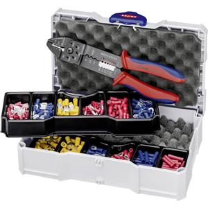 Knipex 97 90 26 Krimptangset 301-delig Geïsoleerde kabelschoenen, Geïsoleerde connectoren (male) 1.5 tot 6 mm²