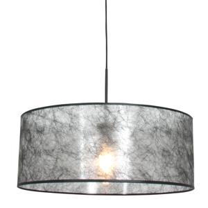 Steinhauer Hanglamp Sparkled 50cm met zwart transparante kap 8152ZW