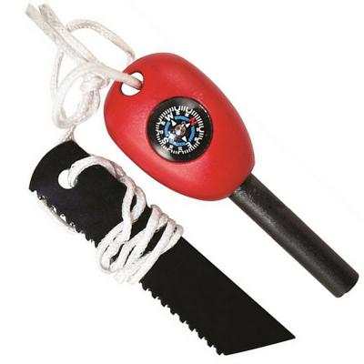 BCB Vuurstarter met kompas - magnesium - Firestarter - preppen/noodpakket/survival