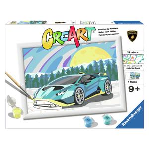 Ravensburger CreArt Schilderen op Nummer Blue Lamborghini