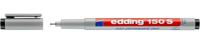 Edding Foliestift 150 S non-permanent pen 4-150001 Zwart - thumbnail