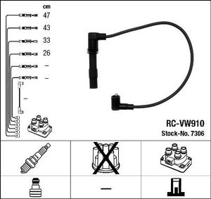 Bougiekabelset RCVW910
