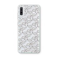 Zwanen: Samsung Galaxy A70 Transparant Hoesje