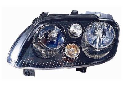 Koplamp links met knipperlicht 2 X H7 Chrome/ZWART 5856963