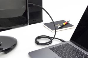 Digitus AK-300330-050-S USB-C-displaykabel USB-C / HDMI Adapterkabel USB-C stekker, HDMI-A-stekker 5.00 m Zwart Afgeschermd, Afgeschermd (dubbel)