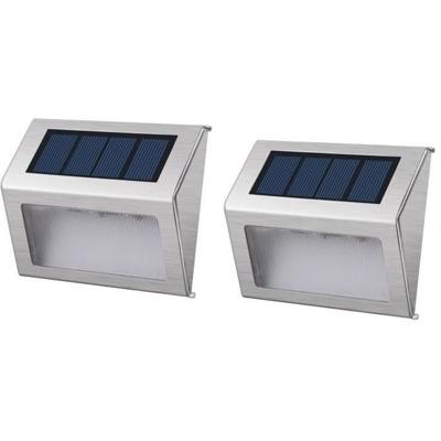 LUMISKY Set van 2 waterdichte waterdichte buitenlampen - 3 LED's