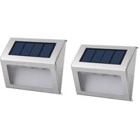 LUMISKY Set van 2 waterdichte waterdichte buitenlampen - 3 LED's