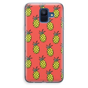 Ananas: Samsung Galaxy A6 (2018) Transparant Hoesje