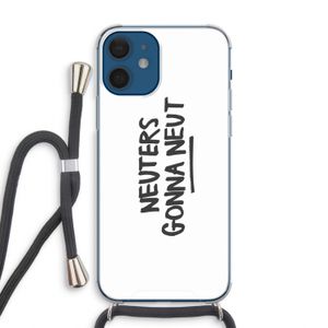 Neuters: iPhone 12 Transparant Hoesje met koord