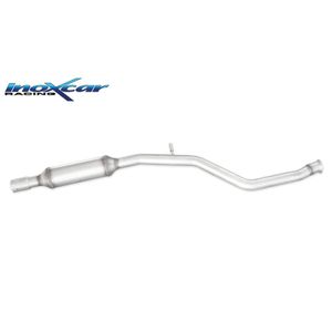 InoxCar middendemper passend voor + Sportuitlaat passend voor Peugeot 206CC 2.0 16v 136pk 2001-2004 IXTC206CC01S