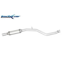 InoxCar middendemper passend voor + Sportuitlaat passend voor Peugeot 206CC 2.0 16v 136pk 2001-2004 IXTC206CC01S - thumbnail