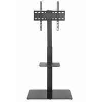 TV standaard - tv monitor statief beurs - draaibaar - hoogte verstelbaar 134 cm tot 146 cm - thumbnail