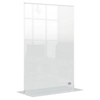 Infobord Nobo Premium Plus A4 acryl vrijstaand