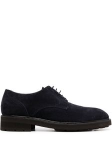 Zegna derbies en daim - Bleu