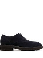 Zegna derbies en daim - Bleu - thumbnail