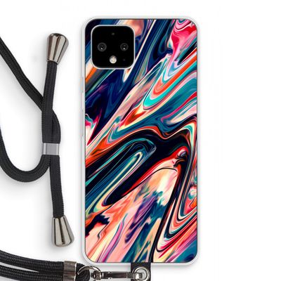 Quantum Being: Pixel 4 Transparant Hoesje met koord