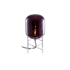 Pulpo Oda Small Vloerlamp - Aubergine - Chroom