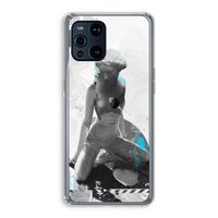 I will not feel a thing: Oppo Find X3 Transparant Hoesje