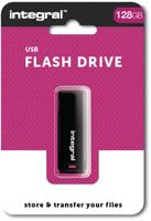 Integral USB 2.0 stick, 128 GB, zwart